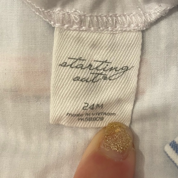 American Flag Seersucker Shortalls - Picture 4 of 4